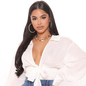 Draya Blouse - White
